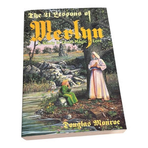 The 21 Lessons Of Merlyn Douglas Monroe Druid Magic Celtic Pagan Book Softcover